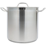 Vollrath 3504 Optio Stainless Steel Stock Pot with Cover-18 Qt.