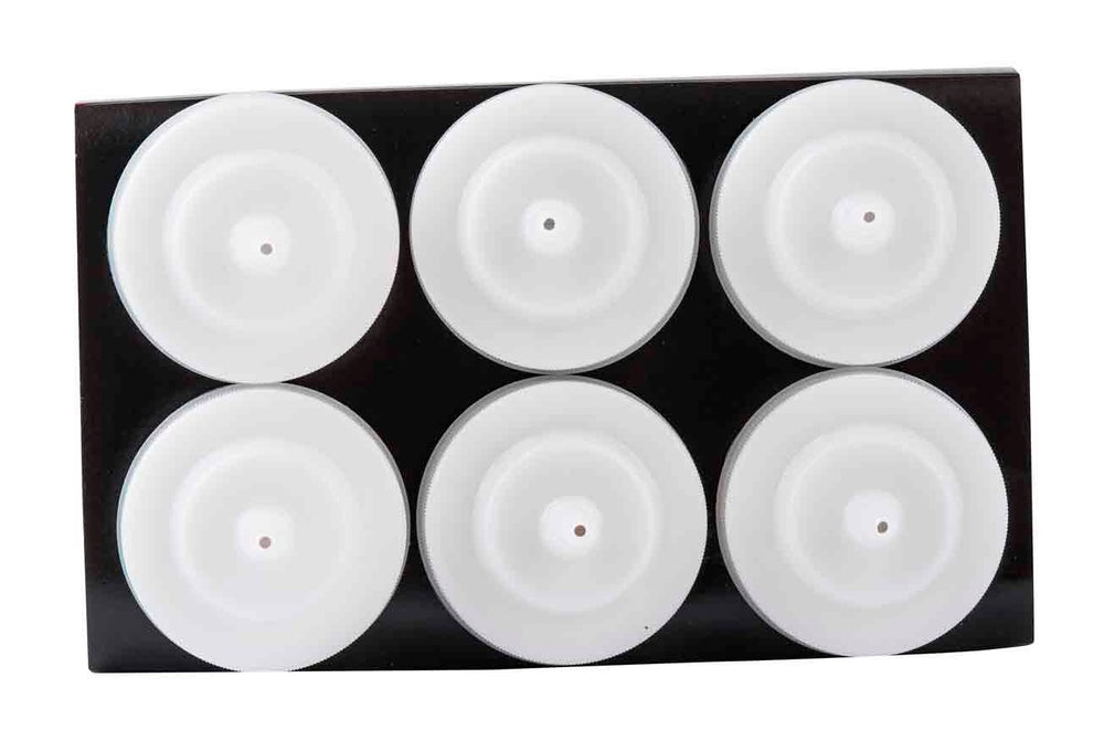 TableCraft C11663C Widemouth Polyethylene Squeeze Bottle with Natural Wide Cone Tip and 63 mm Opening 16 oz. - Clear - (8) 6-Packs/Case