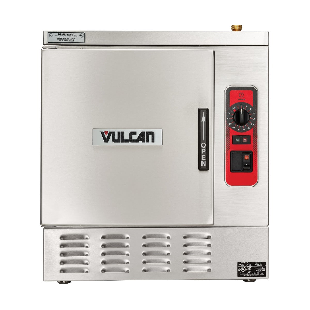 Vulcan C24EA3 PLUS (3) Pan Convection Steamer - Countertop, Descaling Port, 208v/3ph