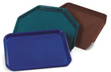 Carlisle CT121669 Cafe Polypropylene Fast Food Cafeteria Tray 12" x 16" - Chocolate - 24/Case