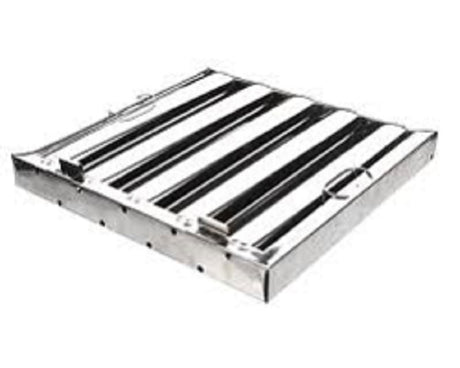 CaptiveAire HRSS1616 Kleen-Guard Stainless Steel Hood Grease Baffle Filter, 16 inch H x 16 inch W