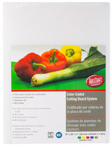 TableCraft CB1520WA Color-Coded Cutting Board 15" x 20" x 1/2" - White
