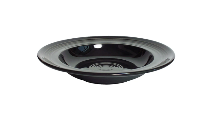 Tuxton CBD-090 12 oz Concentrix®© Soup Bowl - Ceramic, Black - 2ea/Case