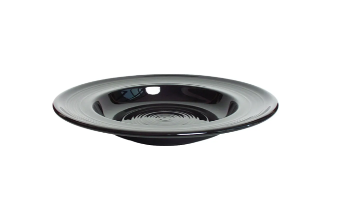 Tuxton CBD-120 24 1/2 oz Concentrix®© Pasta Bowl - Ceramic, Black - 6ea/Case