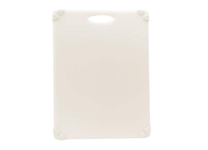 TableCraft CBG1520AWH Cutting Board w/ Anti-Slip Grips, 15" x 20", Polyethylene, White