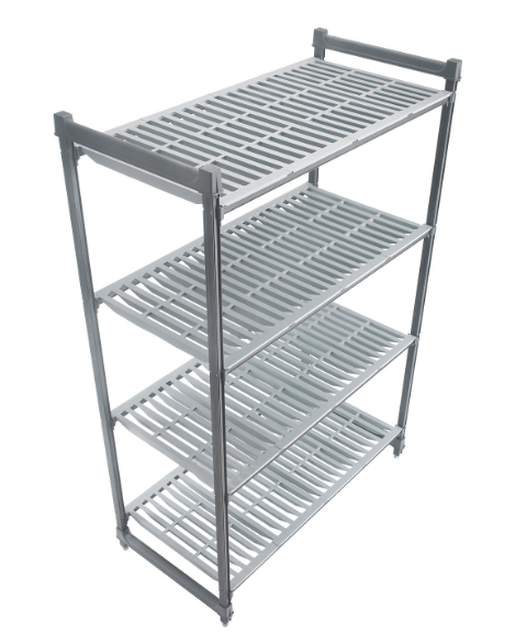 Cambro CBU243672V4580 Camshelving Basics Vented Shelving Unit - 4 Shelves, 36"L x 24"W x 72"H