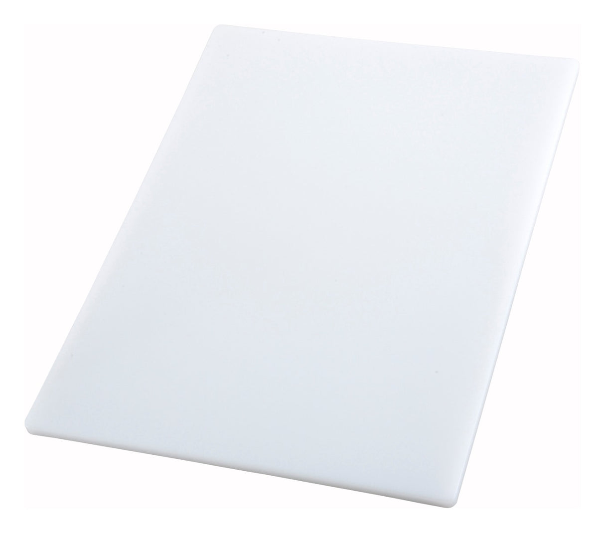 Winco CBWT-1824 High-Density Plastic Cutting Board 24"L x 18"W x 1/2" - White