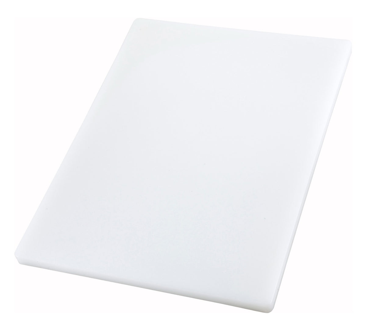 Winco CBXH-1824 High-Density Plastic Cutting Board 18" x 24" x 1" - White
