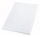Winco CBXH-1824 High-Density Plastic Cutting Board 18" x 24" x 1" - White