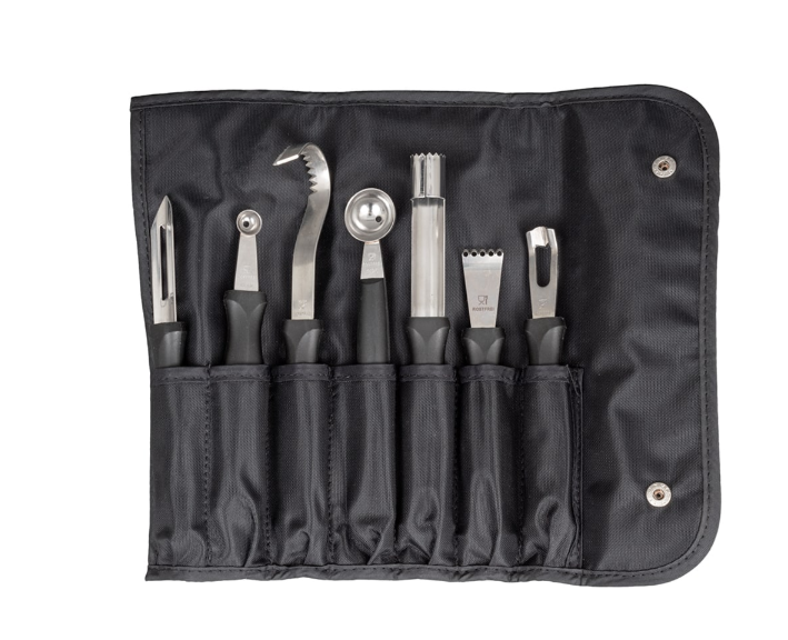 Dexter Russell CC77 7 Piece Garnishing Tool Set - 6ea/Case