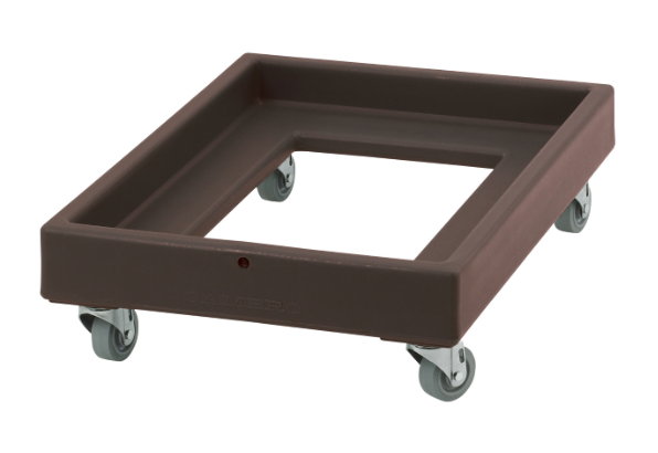 Cambro CD2028131 Camdolly® for Milk Crates w/ 350 lb Capacity, Dark Brown