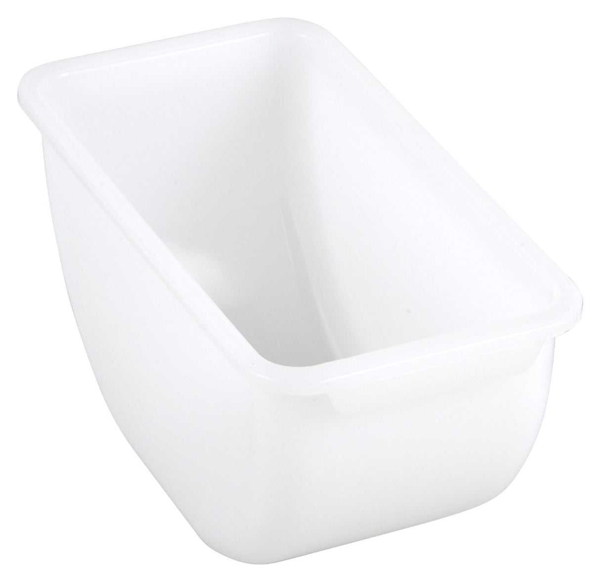 Winco CDP-1P Plastic 1 Pint Condiment Holder Insert - White