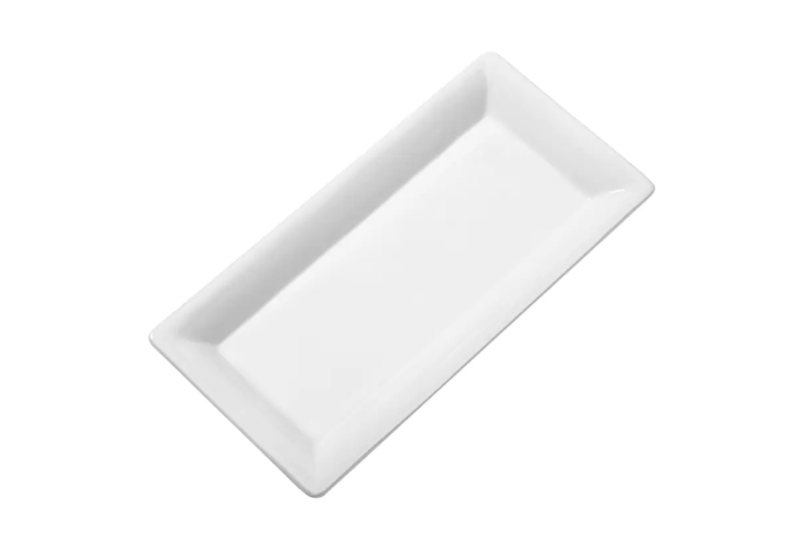 American Metalcraft CER23 Rectangular Platter, 18 1/4 x 9 1/4", Ceramic/White
