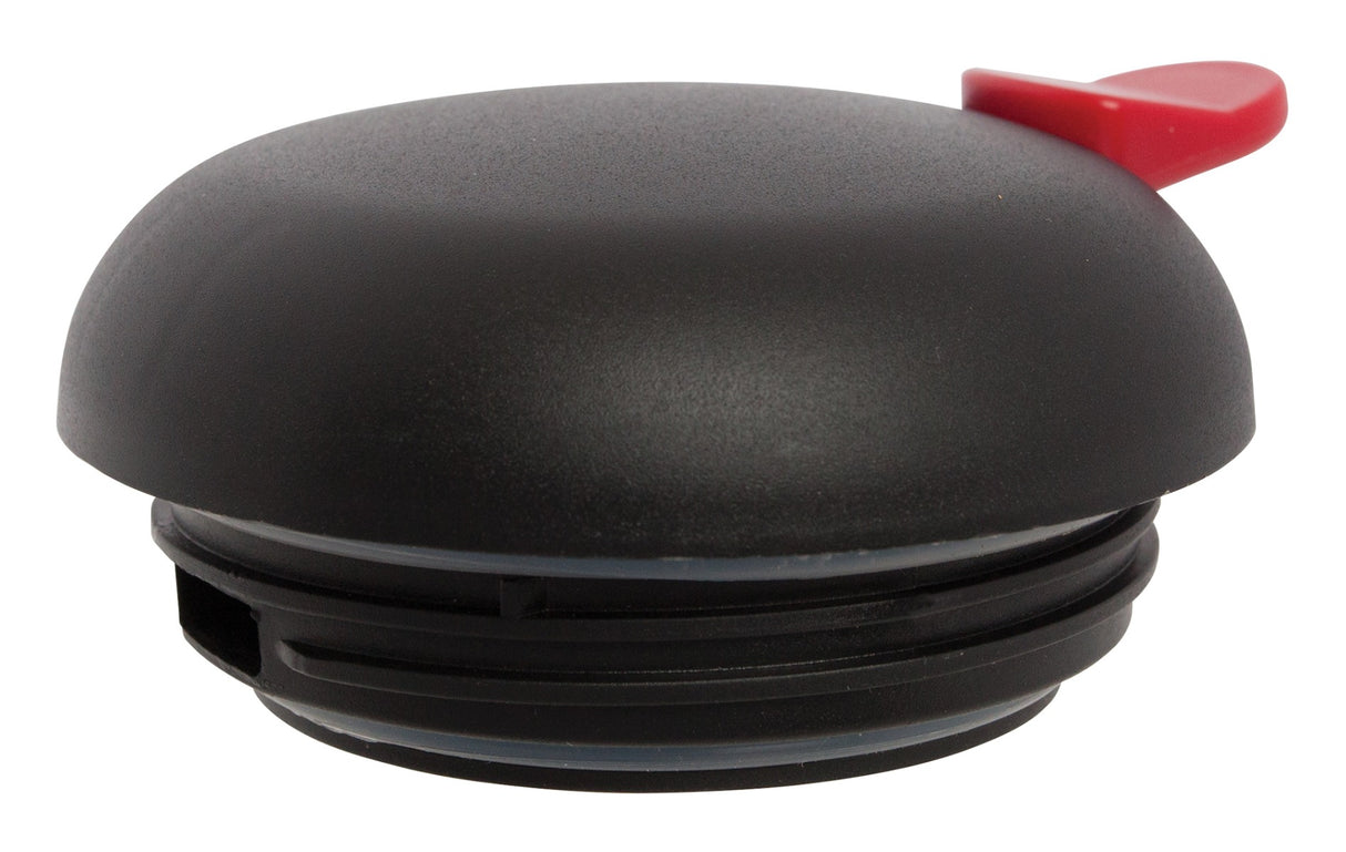 Winco CF-LID Black/Red Push Button Carafe Lid for CF-1.2, CF-1.5 & CF-2.0