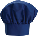 Winco CH-13BL Signature Chef Poly/CottonAdjustable Chef Hat with Velcro Closure 13"H - Blue - 96/Case