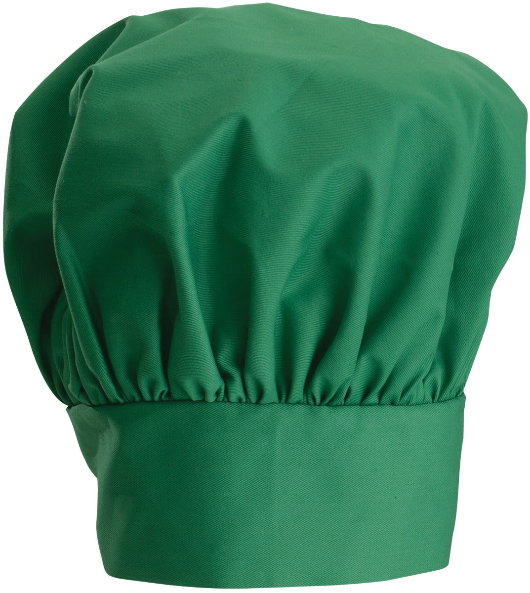 Winco CH-13LG Signature Chef Poly/CottonAdjustable Chef Hat with Velcro Closure 13"H - Light Green - 96/Case
