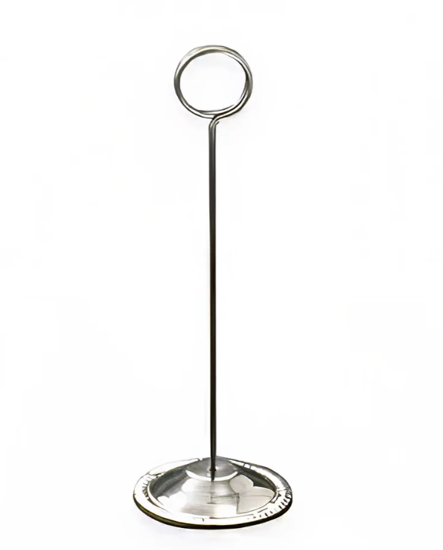 American Metalcraft CH10 10" Number Card Holder - Stainless