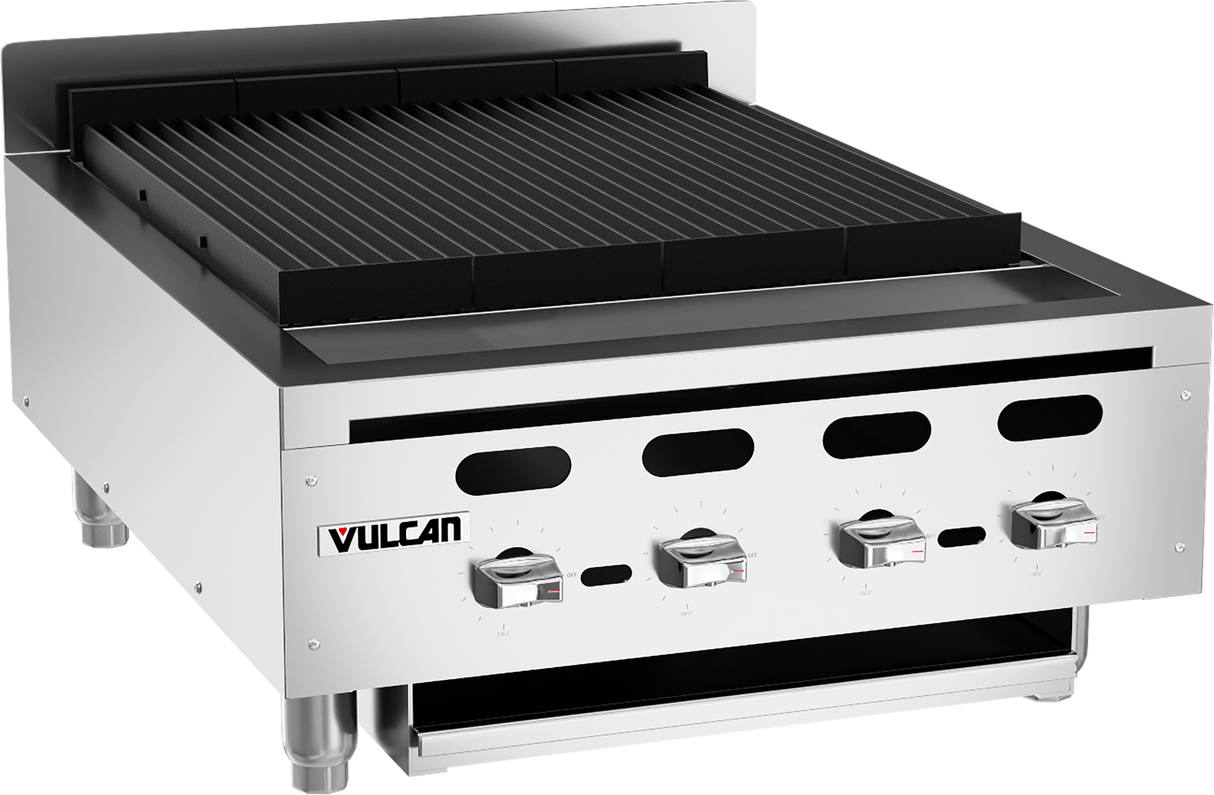 Vulcan SMOKER-VACB25 Achiever Smoker Base with One Wood Tray 25-1/8" - for VACB25 Charbroiler