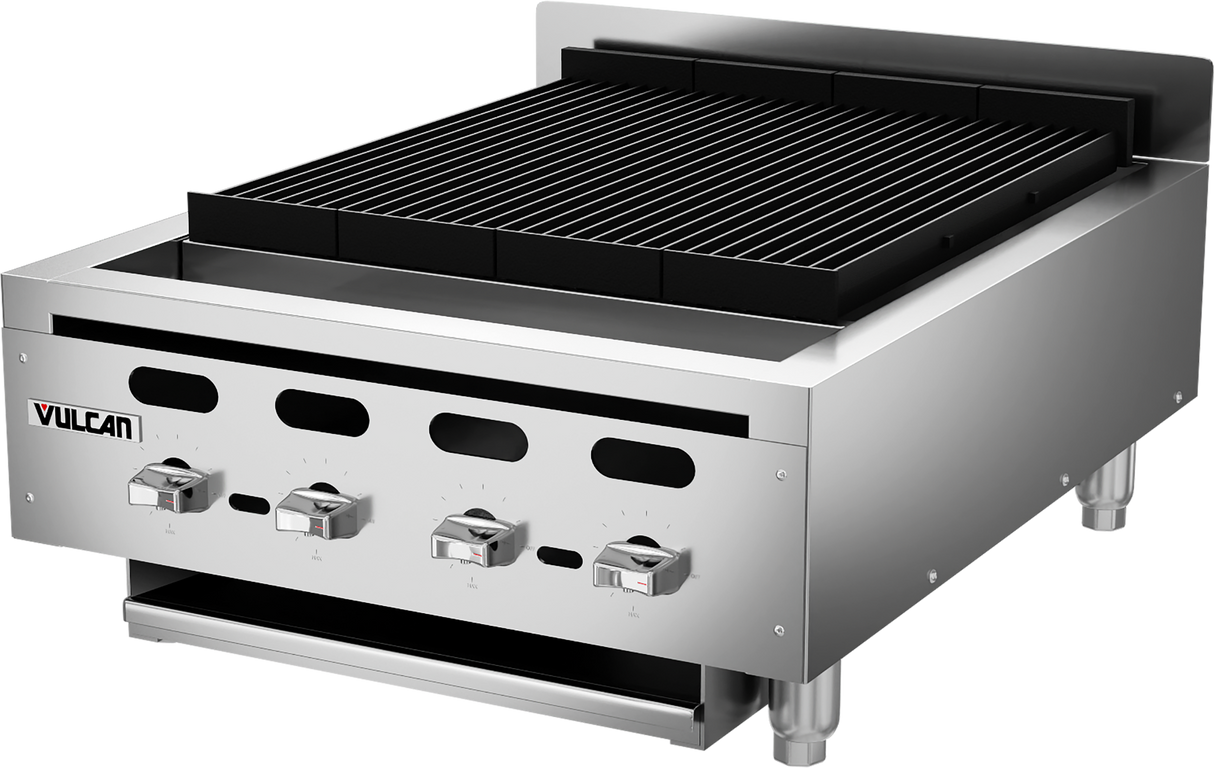Vulcan SMOKER-VACB25 Achiever Smoker Base with One Wood Tray 25-1/8" - for VACB25 Charbroiler