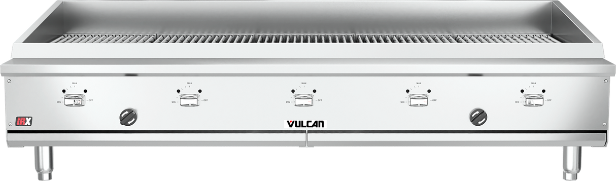 Vulcan VTEC60 - Countertop IRX Infrared Gas Charbroiler w/ 4 Burners 60" NG - 110,000 BTU