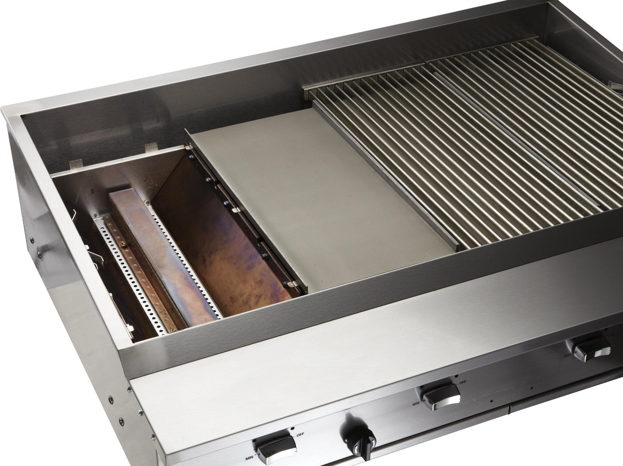 Vulcan VTEC36-1 - Countertop IRX Infrared Gas Charbroiler w/ 3 Burners 36" NG - 66,000 BTU