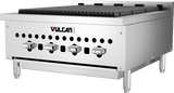 Vulcan VCCB25 Countertop Low Profile Radiant Natural Gas Charbroiler w/ 4 Burners 25" - 58,000 BTU