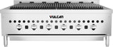Vulcan VCCB36 Countertop Low Profile Radiant Natural Gas Charbroiler w/ 6 Burners 36" - 87,000 BTU