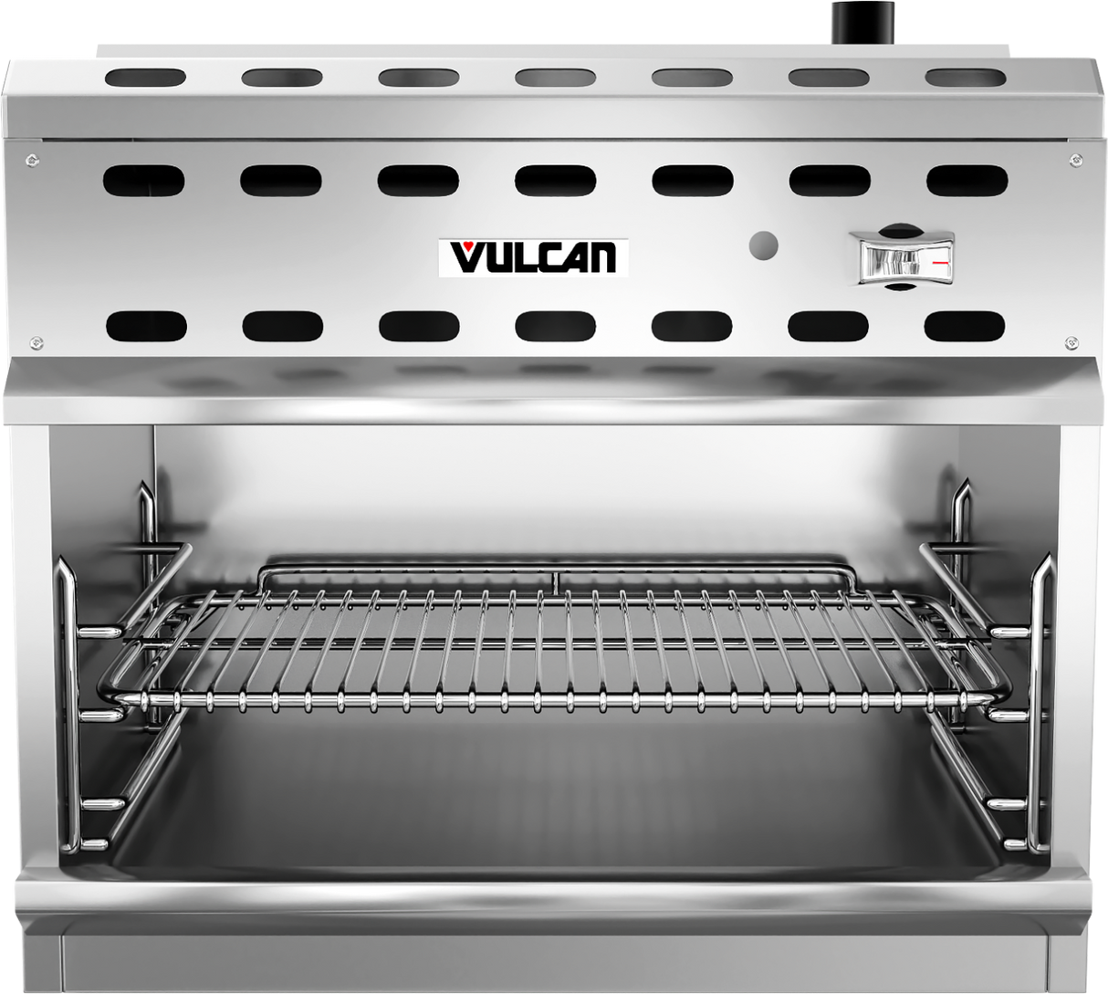 Vulcan VICM24-P - Wall Mounted Cheesemelter with One Infrared Propane Gas Burner 24" - 20,000 BTU