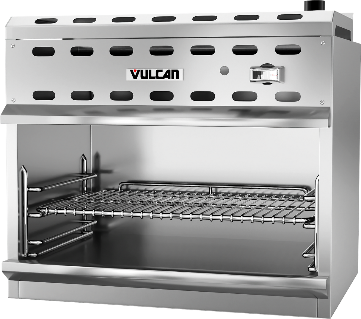 Vulcan VICM24-P - Wall Mounted Cheesemelter with One Infrared Propane Gas Burner 24" - 20,000 BTU