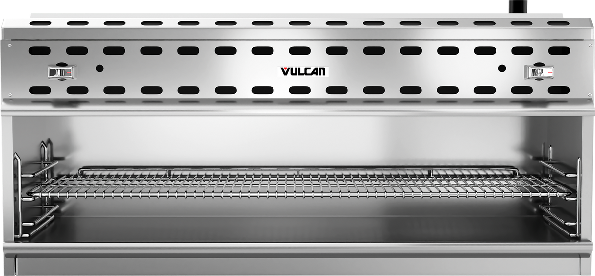 Vulcan VICM48 - Wall Mounted Cheesemelter with Two Infrared Natural Gas Burners 48" - 40,000 BTU