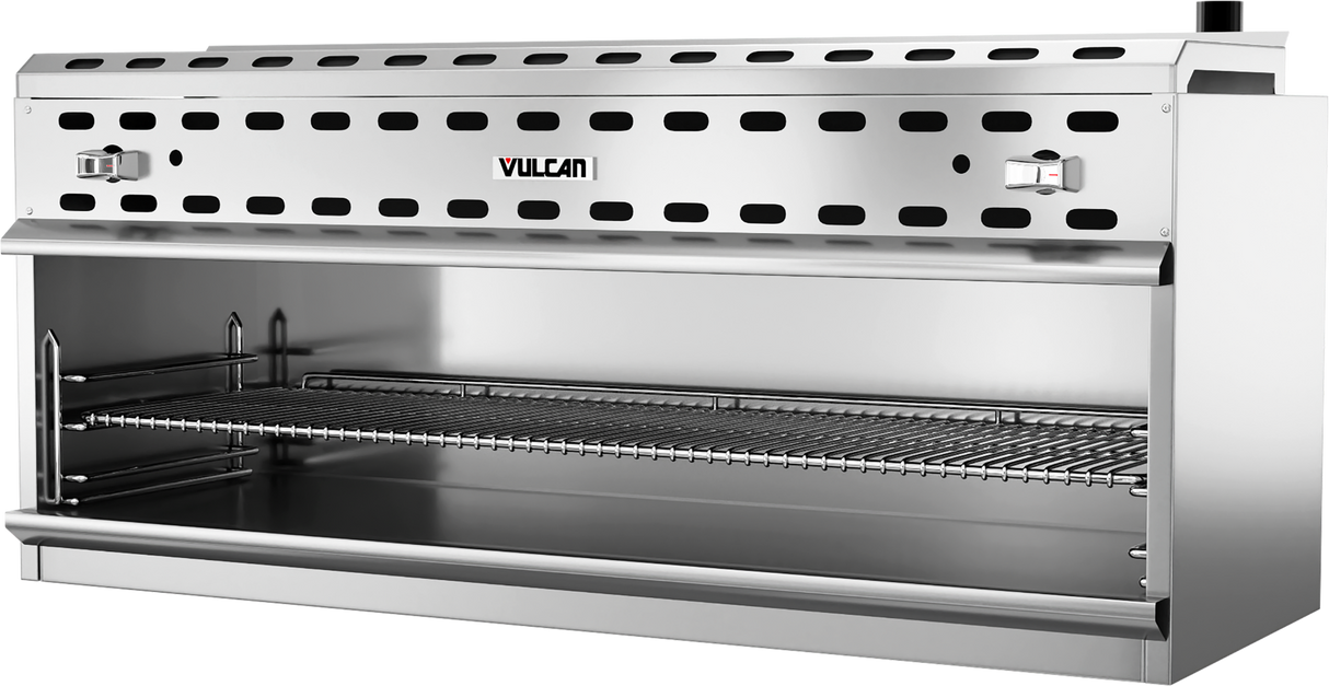 Vulcan VICM48 - Wall Mounted Cheesemelter with Two Infrared Natural Gas Burners 48" - 40,000 BTU