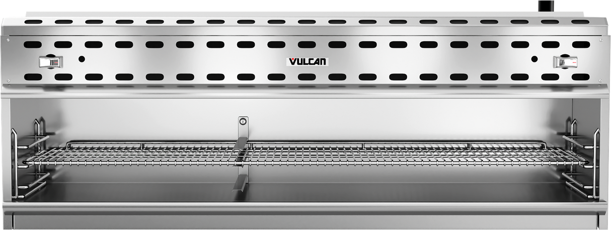Vulcan VICM72 - Wall Mounted Cheesemelter with Two Infrared Natural Gas Burners 72" - 60,000 BTU