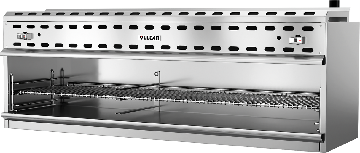 Vulcan VICM72 - Wall Mounted Cheesemelter with Two Infrared Natural Gas Burners 72" - 60,000 BTU