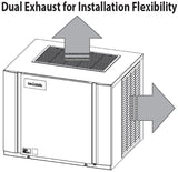 Ice-O-Matic CIM0530HA Elevation Series Air-Cooled Half Cube Ice Maker Head 30"W - 561 lb. - 115v