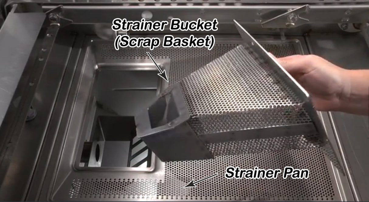 Scrap Basket and Screen