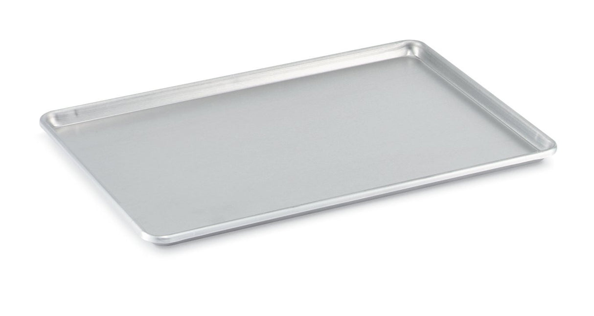 Vollrath 5315 Wear-Ever Full Size NSF 12 Gauge 18" x 26" Sanitary Open Bead Rim Aluminum Bun / Sheet Pan