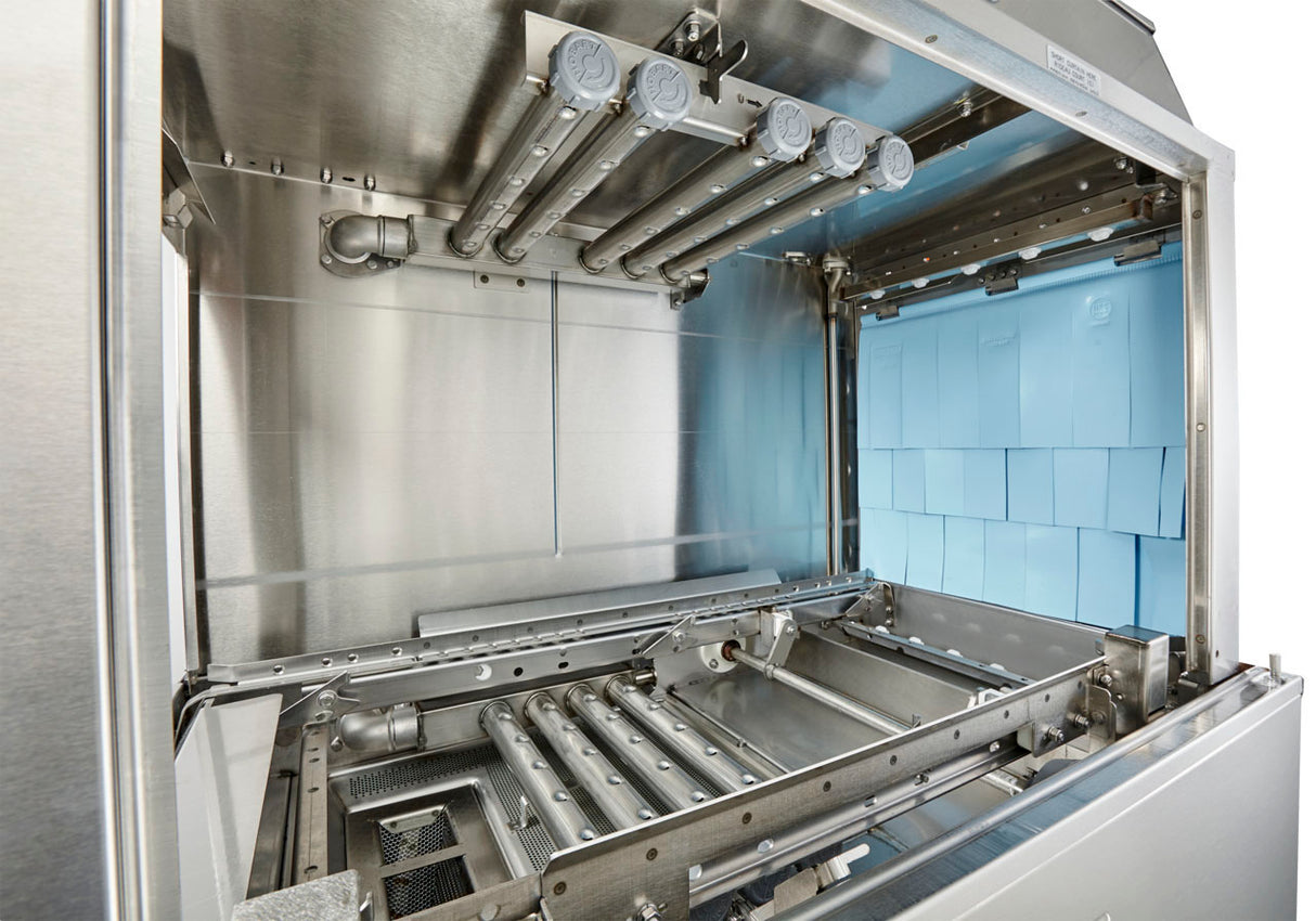 Hobart CL64EN-BASBU 2-Tank High Temp Conveyor Dishwasher w/o Booster - 342 racks/hr - 480v/3, 15 kW
