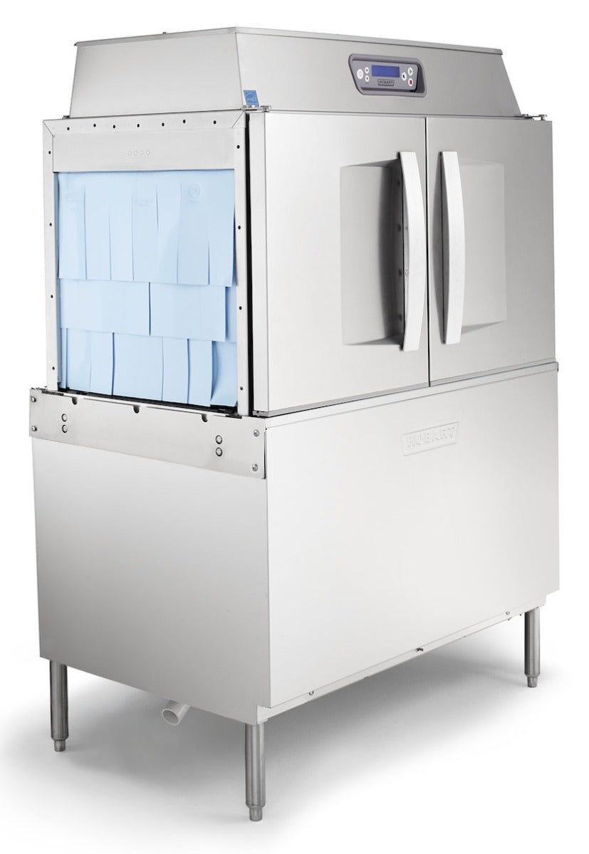 Hobart CL64EN-BASBU 2-Tank High Temp Conveyor Dishwasher w/o Booster - 342 racks/hr - 480v/3, 15 kW
