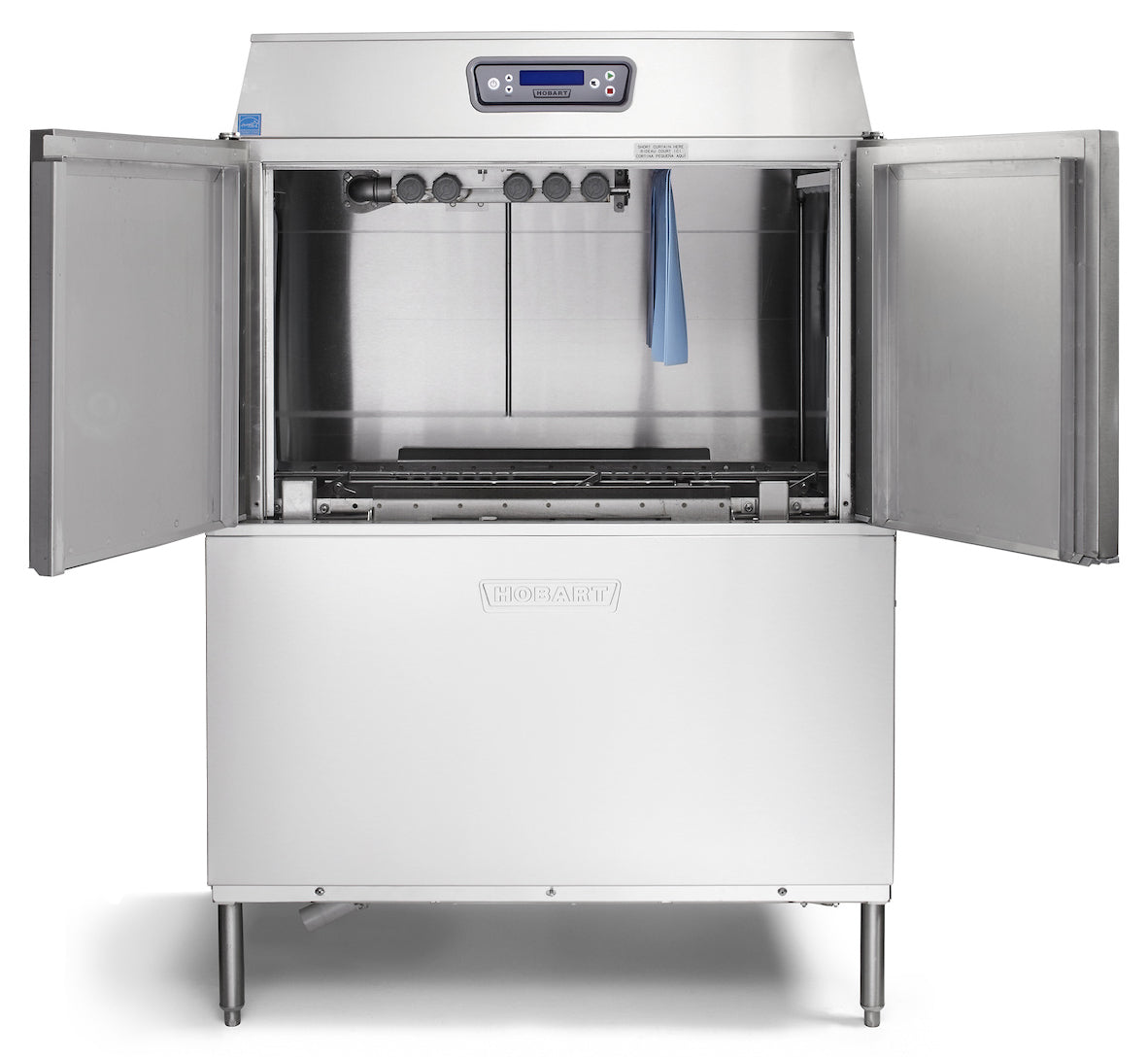 Hobart CL64EN-BASBU 2-Tank High Temp Conveyor Dishwasher w/o Booster - 342 racks/hr - 480v/3, 15 kW