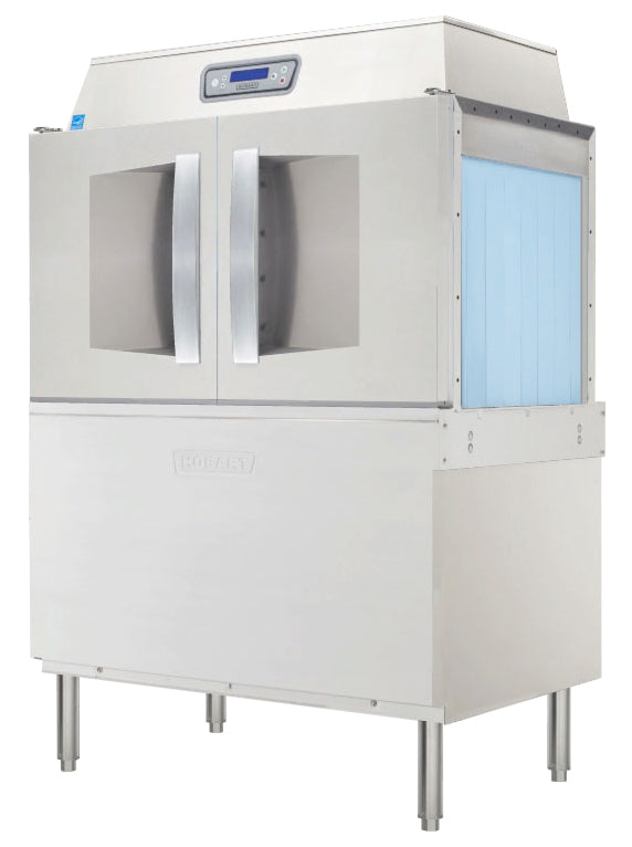 Hobart CL64EN-BASBU 2-Tank High Temp Conveyor Dishwasher w/o Booster - 342 racks/hr - 480v/3, 15 kW