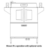 Hobart CL64EN-BASBU 2-Tank High Temp Conveyor Dishwasher w/o Booster - 342 racks/hr - 480v/3, 15 kW