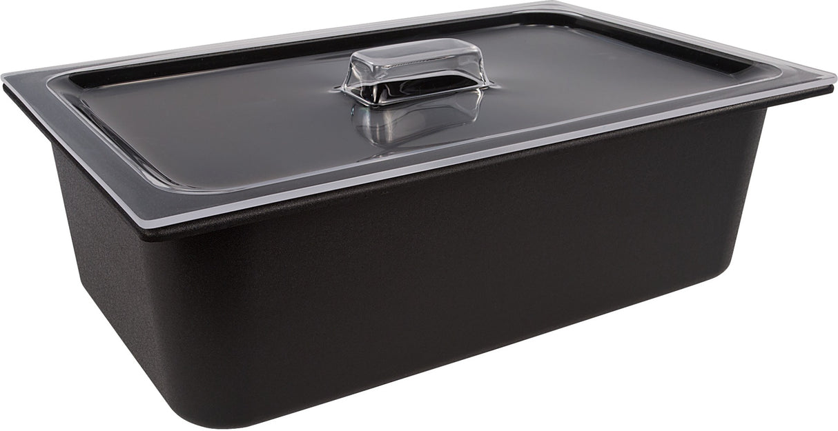 Carlisle CM112507 Coldmaster Plastic Food Pan Cover - Full Size - Clear
