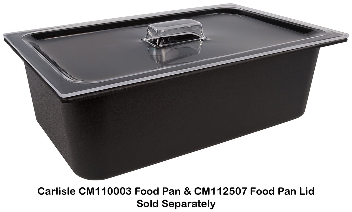 Carlisle CM112507 Coldmaster Plastic Food Pan Cover - Full Size - Clear