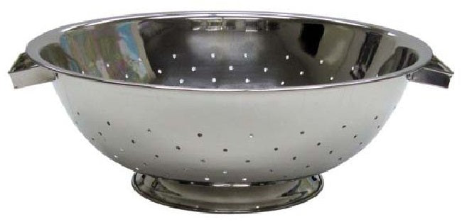 Adcraft COL-14 Stainless Steel Colander with Side Handles & Footed Base 13 qt.