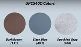 Cambro UPCS400480 Ultra Pan Carrier S-Series Front Loading Insulated Food Pan Carrier with Menu Clip  18" 60 qt. - Speckled Gray - (6) Full Size 2-1/2" Deep Pan Capacity