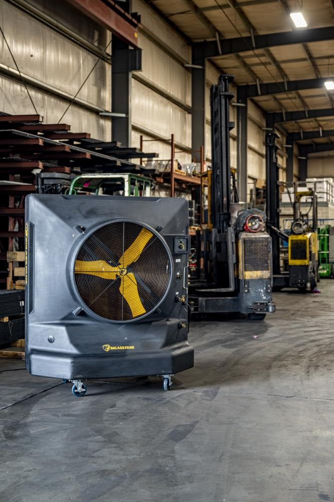 Big Ass Fans Cool-Space 400 Evaporative Swamp Cooler Fan with 3,600 Sq. Ft. Coverage - 110V