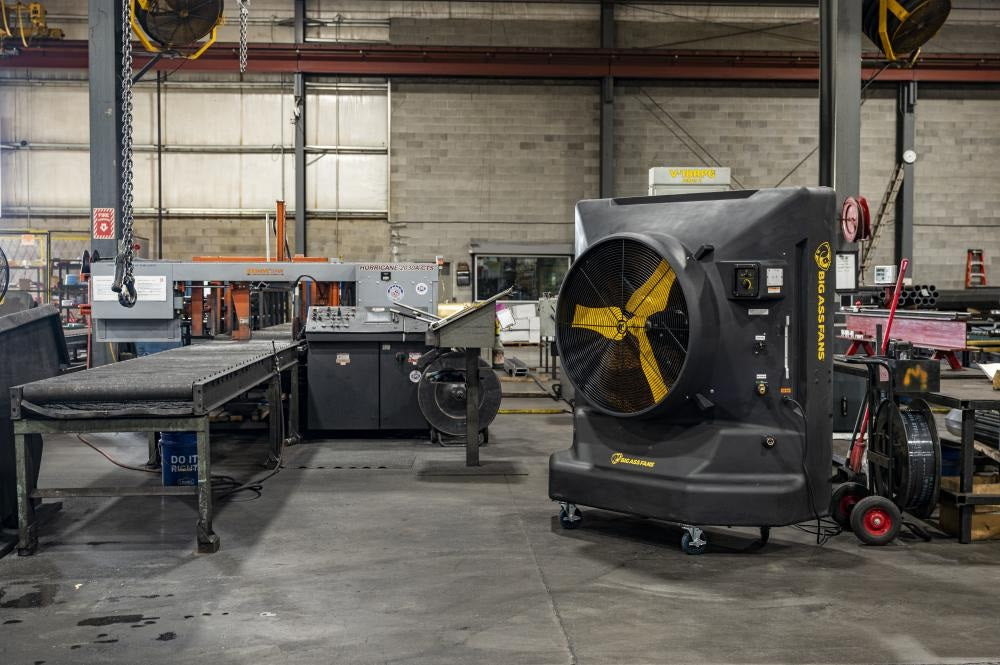 Big Ass Fans Cool-Space 400 Evaporative Swamp Cooler Fan with 3,600 Sq. Ft. Coverage - 110V