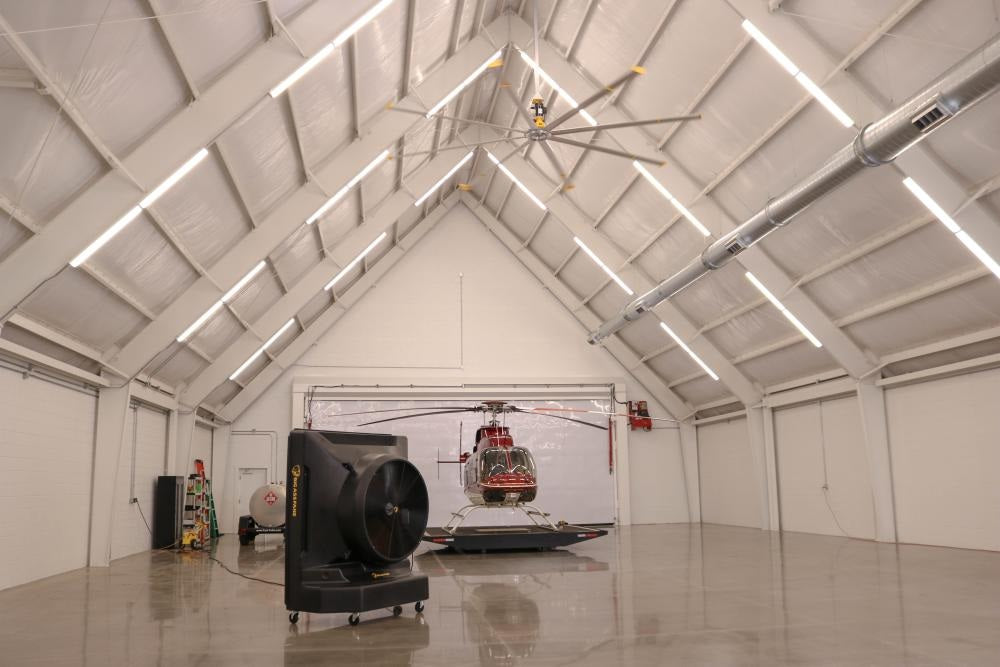 Big Ass Fans Cool-Space 500 Evaporative Swamp Cooler Fan with 6500 Sq. Ft. Coverage - 110V