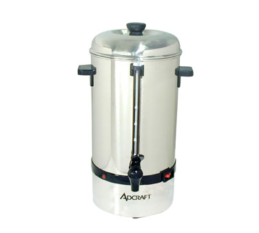 Adcraft CP-100 Coffee Percolator 100 Cup Capacity Automatic Temperature Control