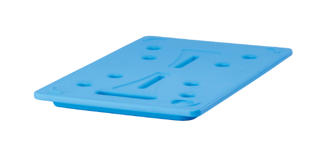 Cambro CP3253443 FullSize Camchiller® for Cam GoBoxes - 20 9/10"L x 12 4/5"W, 1 1/10" H, Glacier Blue